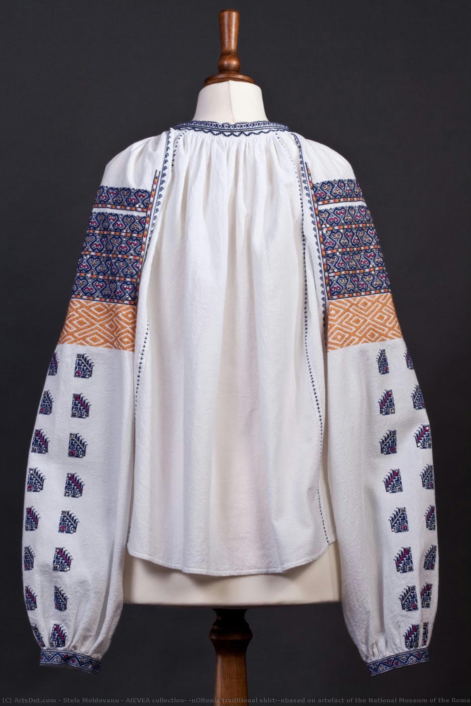 Aievea Collection; \noltenia Traditional Shirt;\nbased On Artefact Of The National Museum Of The Romanian Peasant — Stela Moldovanu