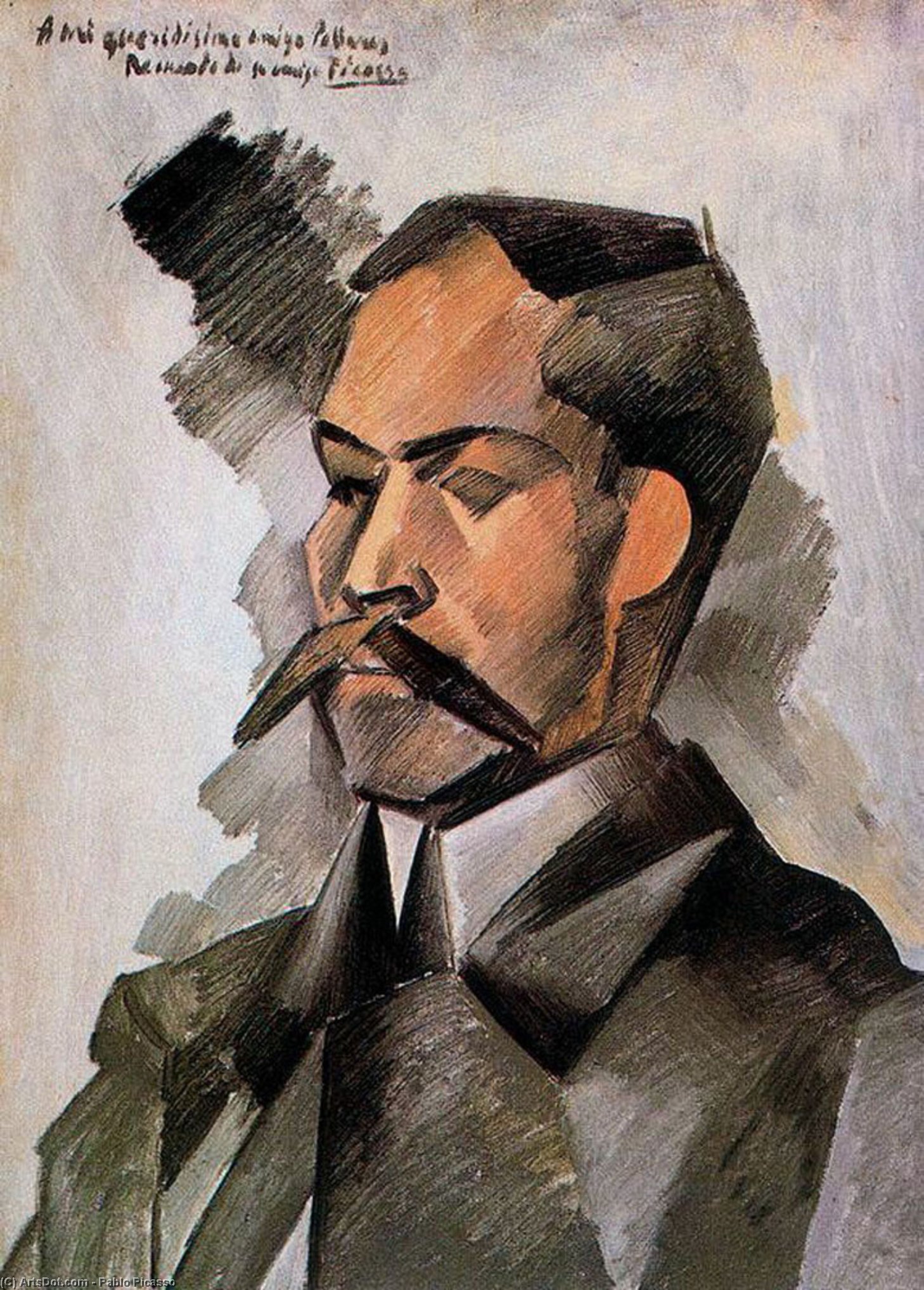 Portrait Of Manuel Pallarés — Pablo Picasso
