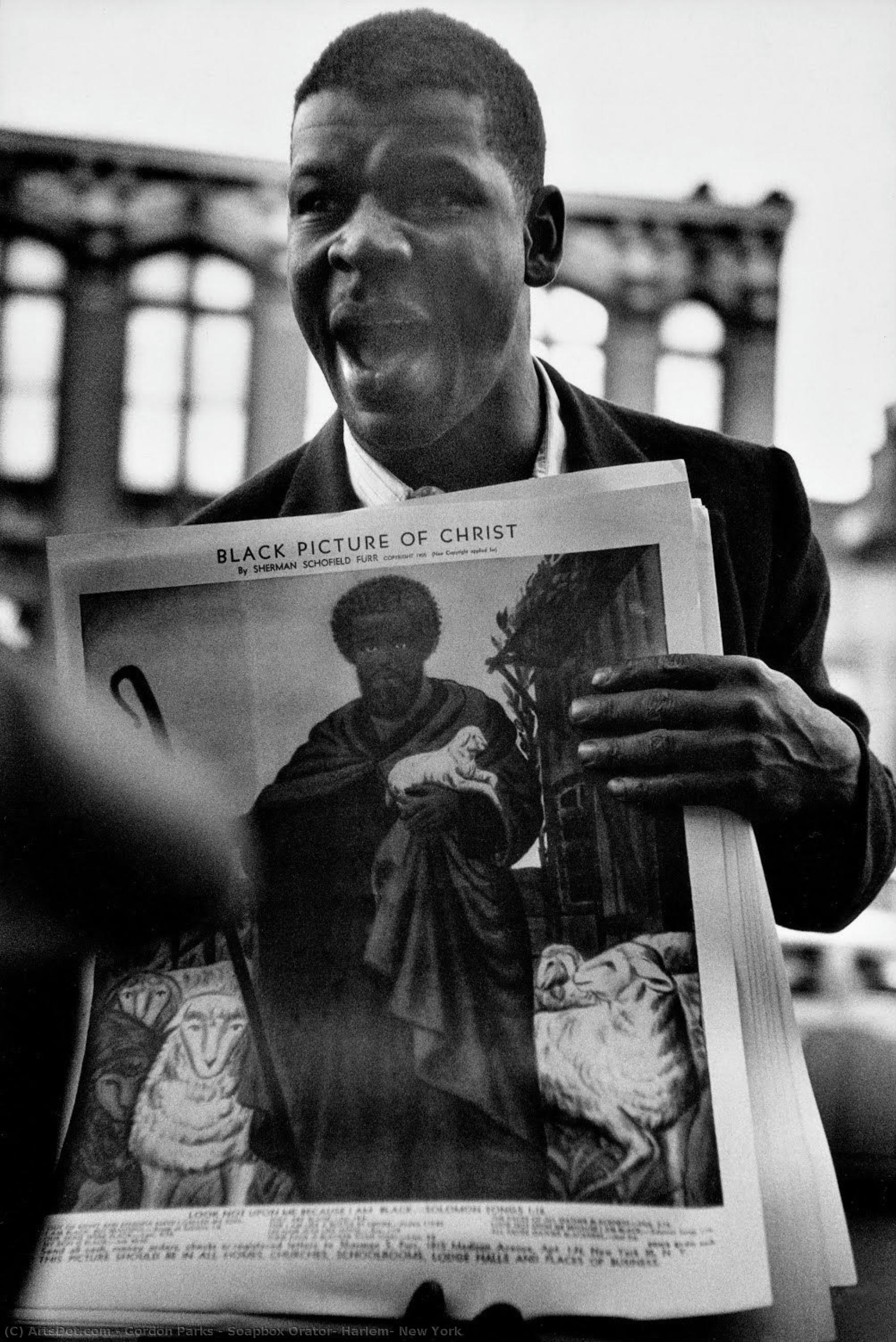 Soapbox Orator, Harlem, New York — Gordon Parks