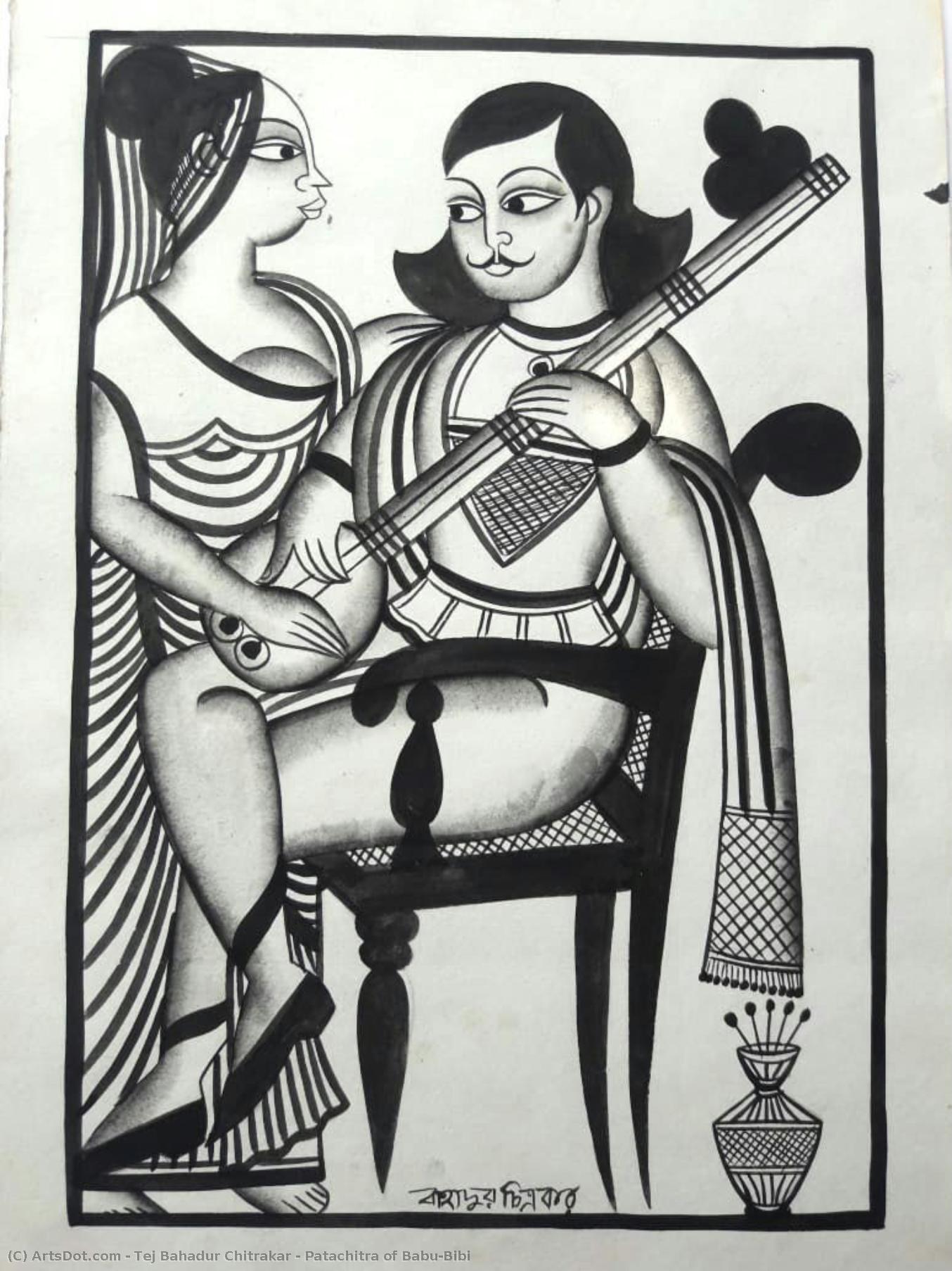 Patachitra Of Babu-bibi — Tej Bahadur Chitrakar
