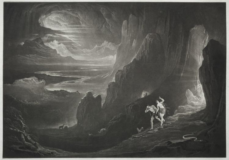 Paradise Lost. Adam And Eve Driven Out Of Paradise — John Martin