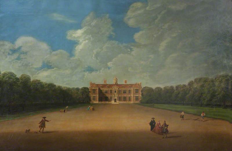 Sudbury Hall From The North — Nicholas Thomas Dall