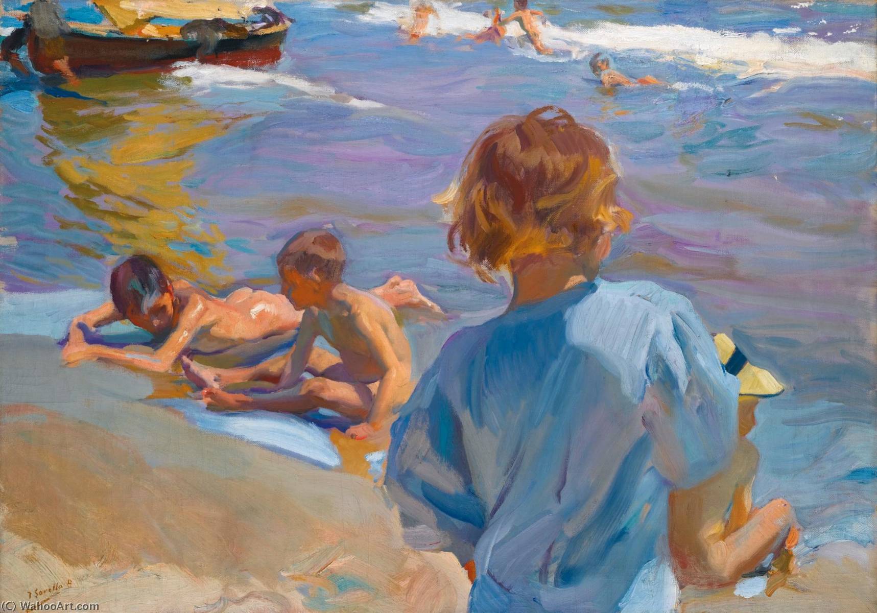 Ni Ntilde Os En La Playa, Valencia (children On The Beach, Valencia) — Joaquín Sorolla Y Bastida