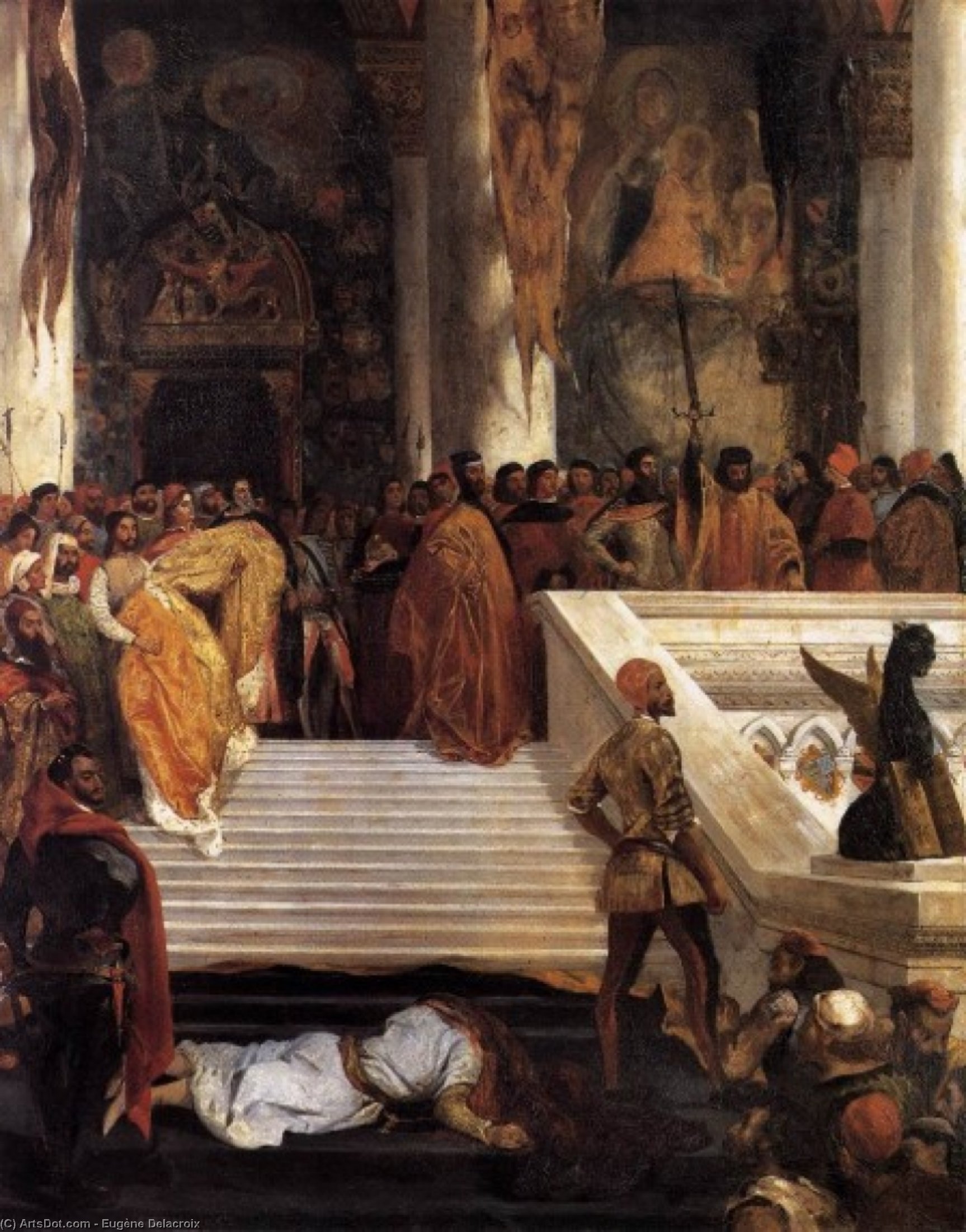 The Execution Of Doge Marino Faliero — Eugène Delacroix