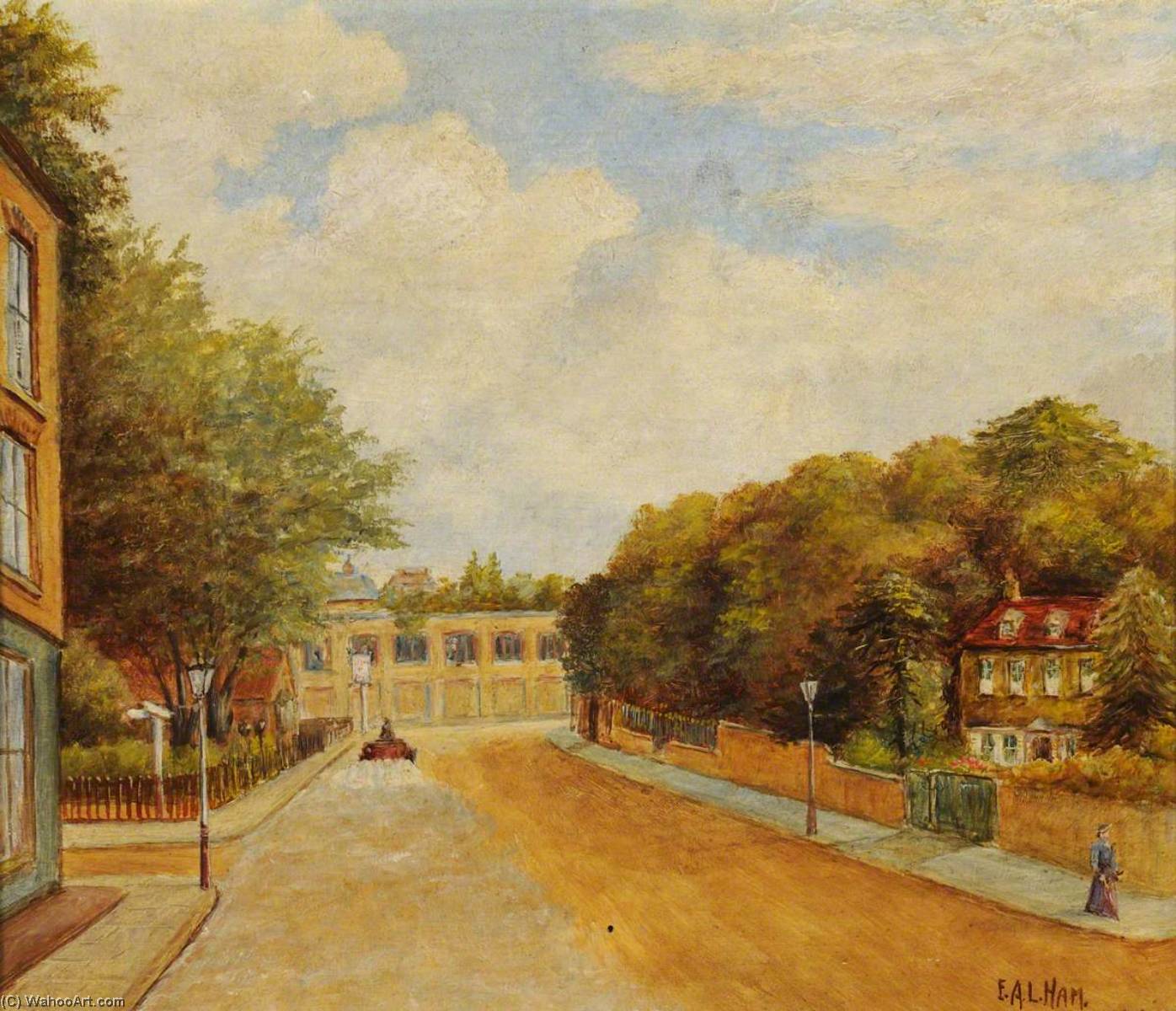 The Green (looking North) — Ernest A. L. Ham