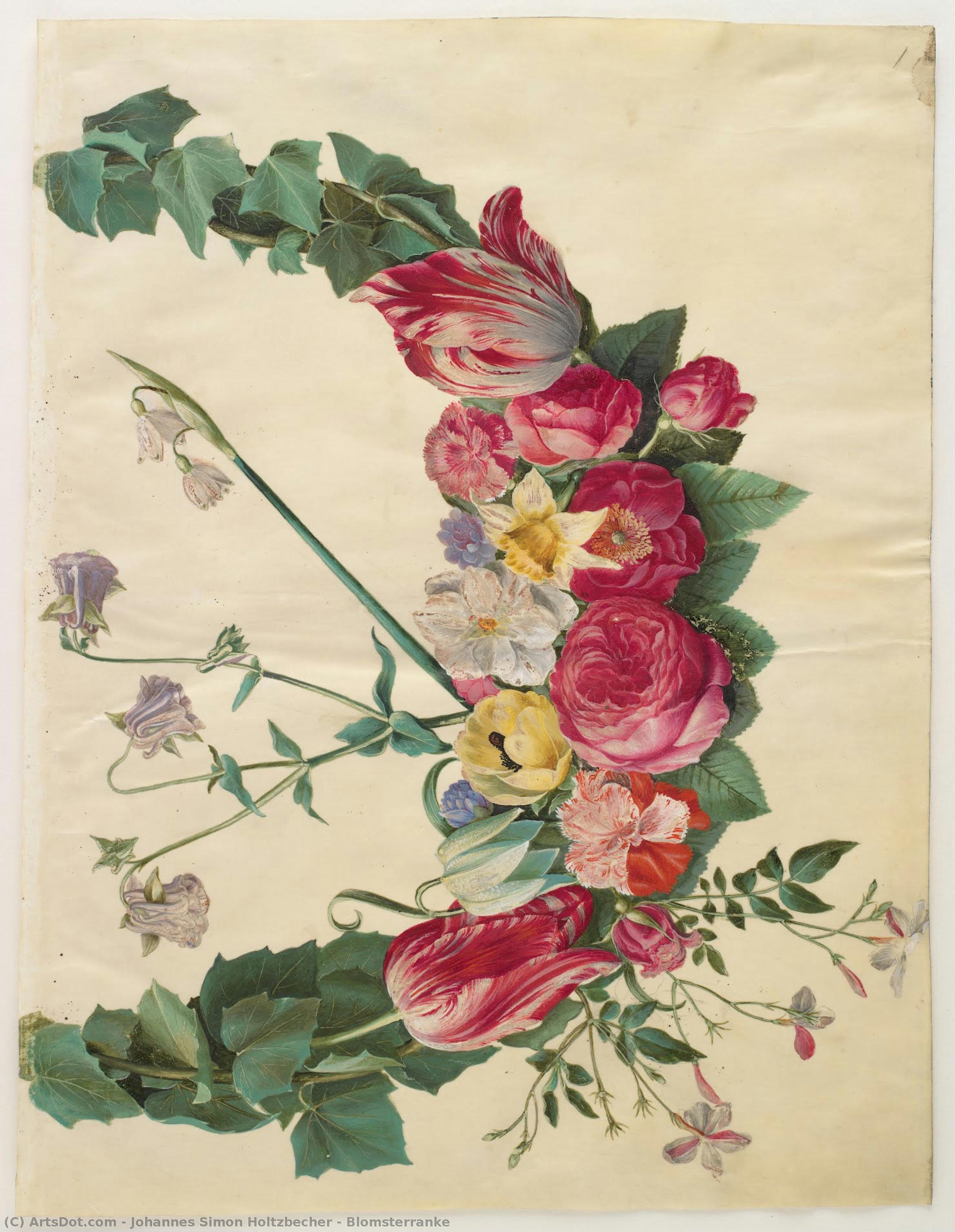 Blomsterranke — Йоханнес Симон Хольцбехер