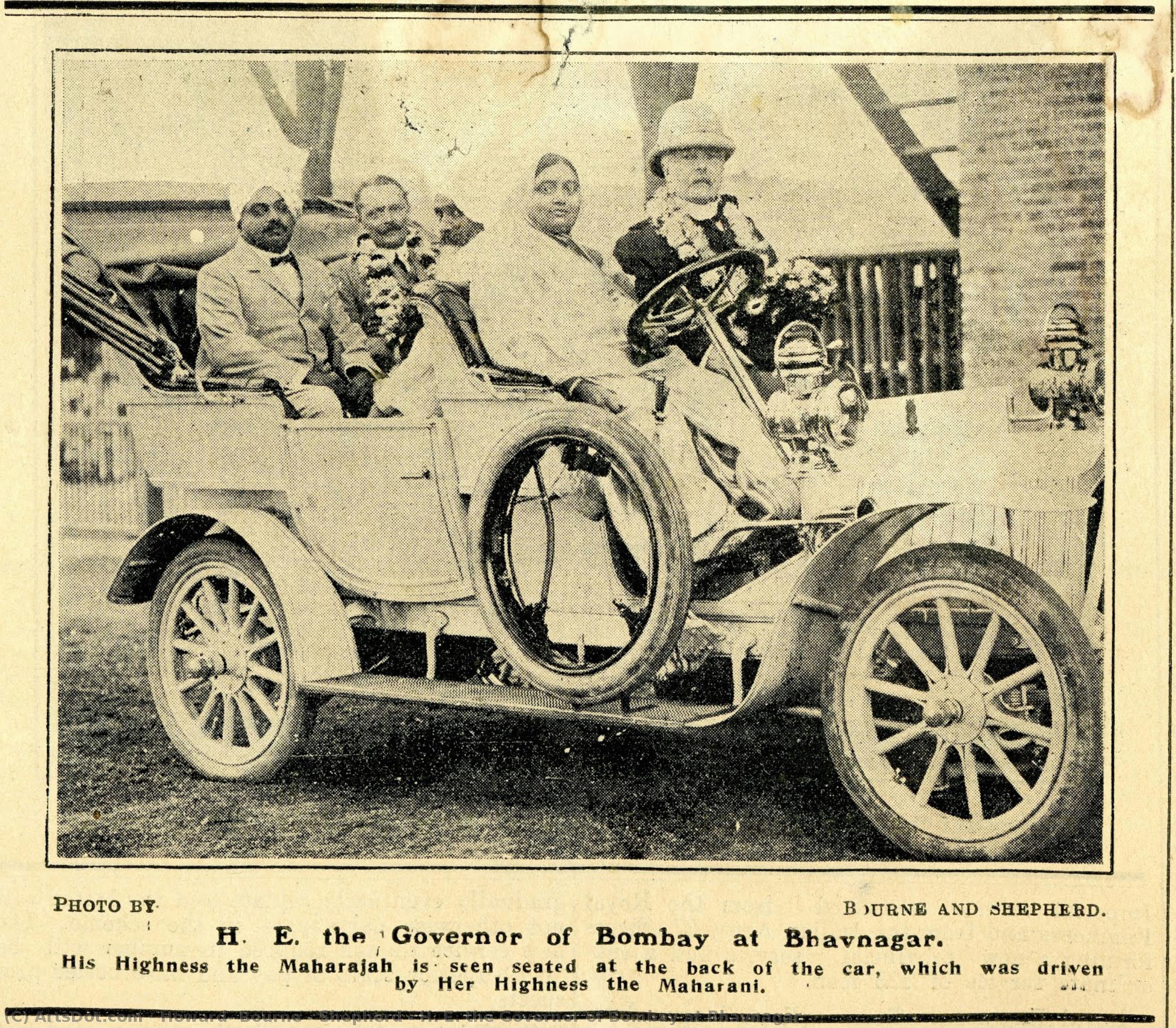 H. E. The Governor Of Bombay At Bhavnagar — Howard, Bourne & Shepherd
