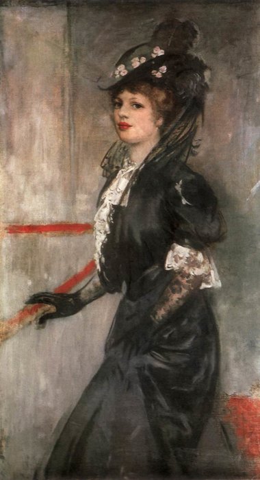 Portrait Of The Painter's Wife — István Csók