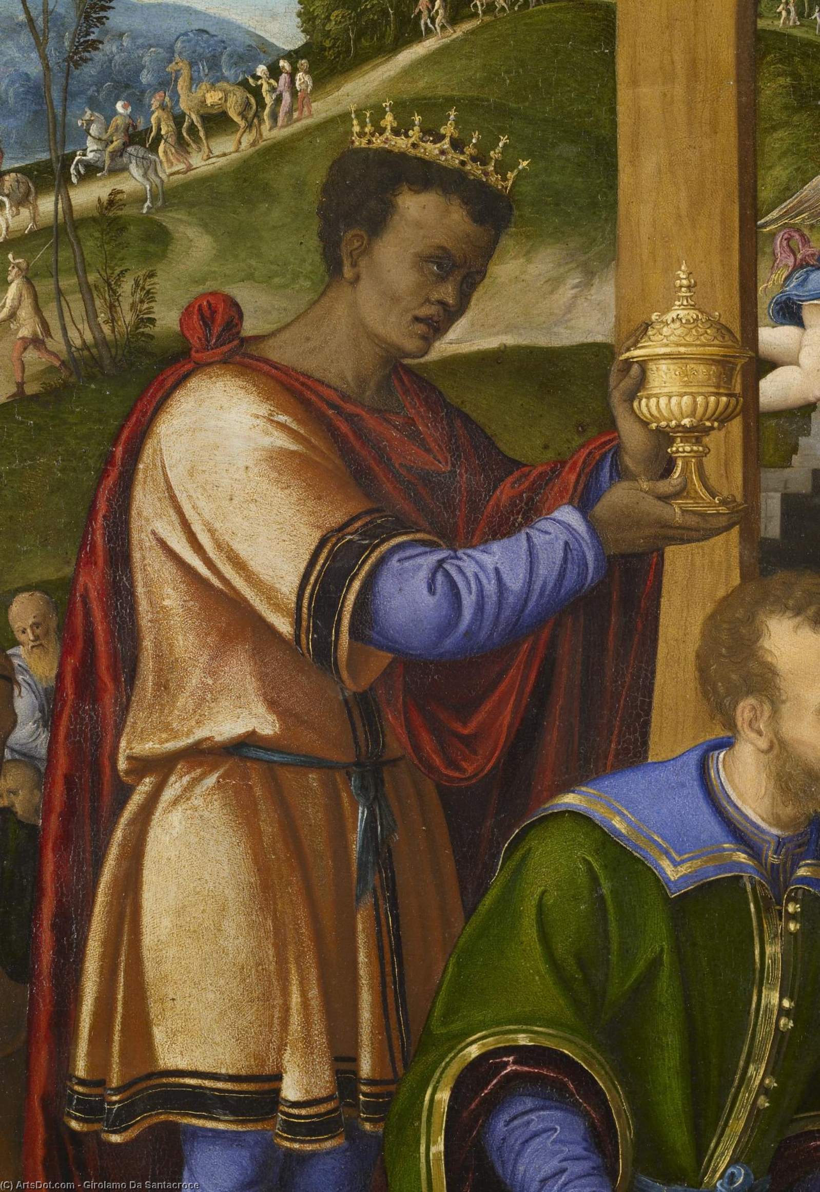 The Adoration Of The Three Kings — Girolamo Santacroce