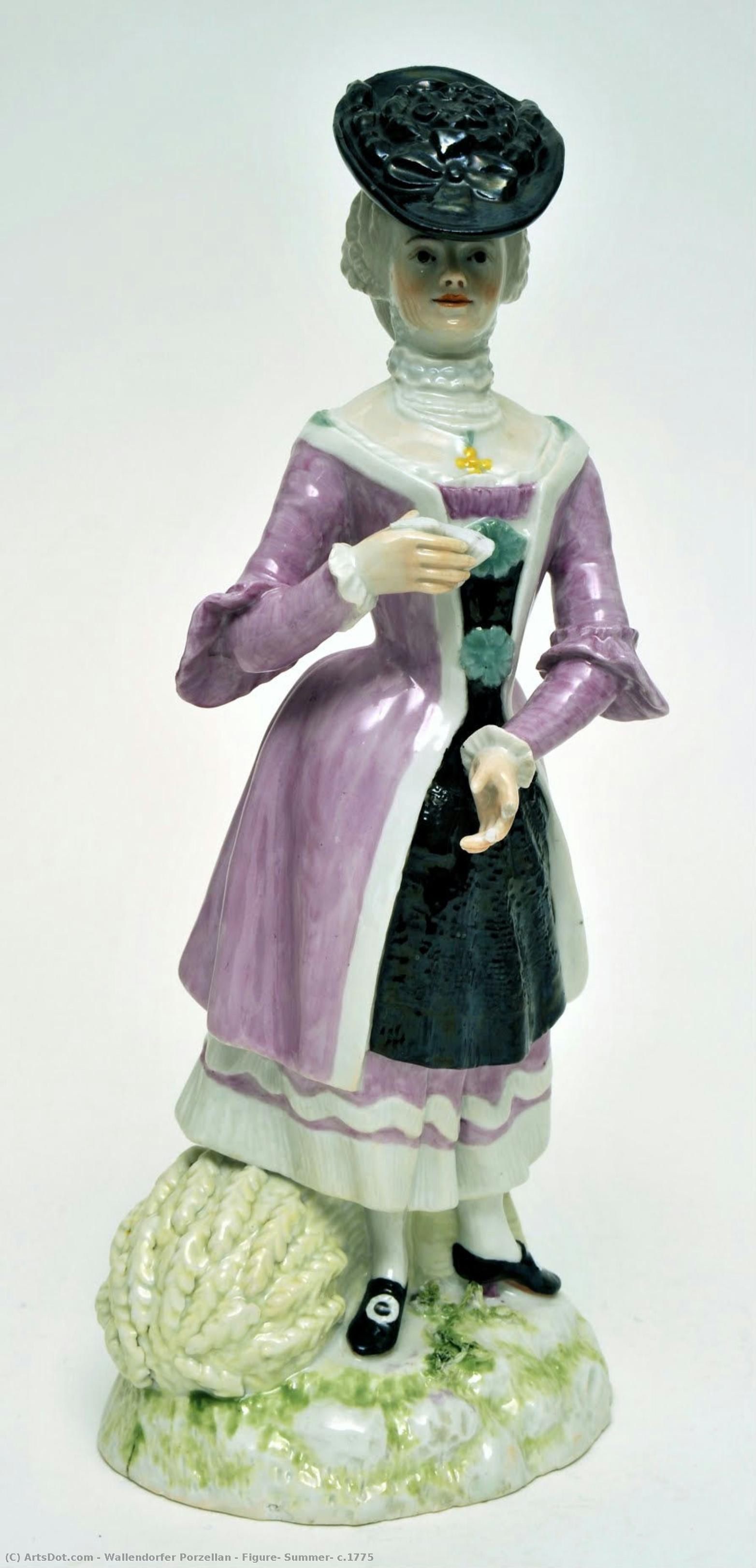 Figure: Summer, C.1775 — Wallendorfer Porzellan