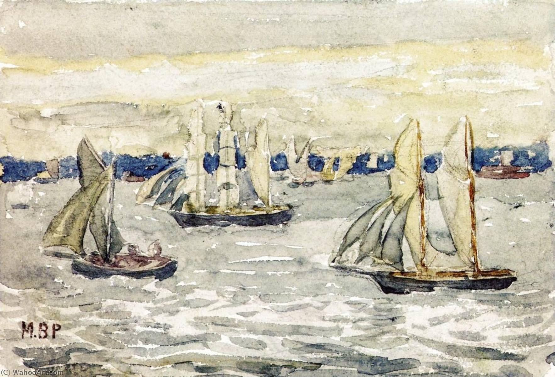 A Grey Day, Boston Harbor — Maurice Brazil Prendergast