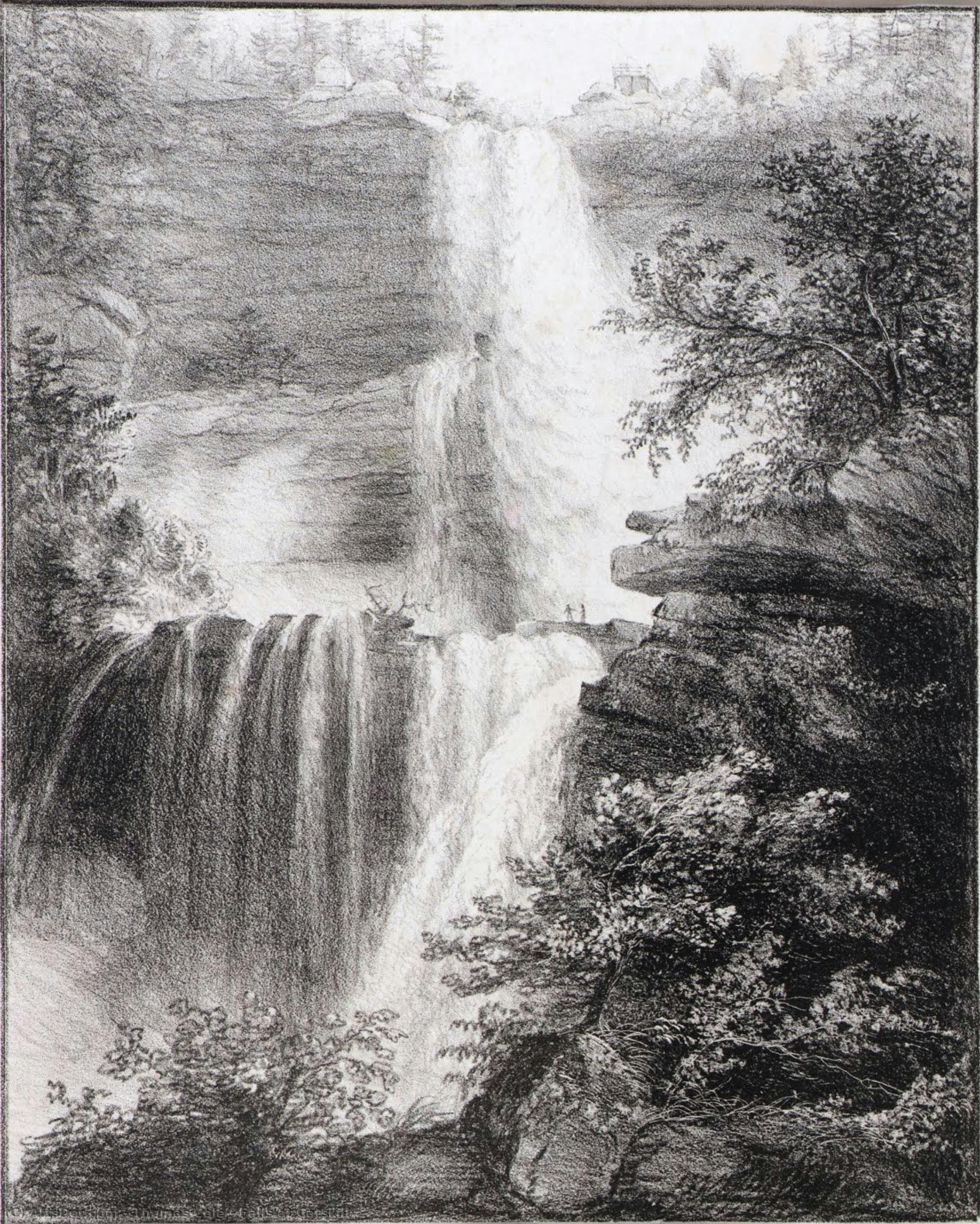Falls At Catskill — Томас Коул
