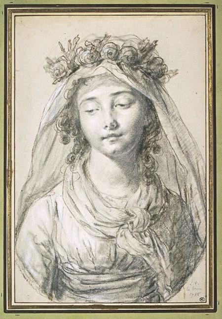Portrait Of Miss Laura Bonneuil — Louise Élisabeth Vigée Le Brun