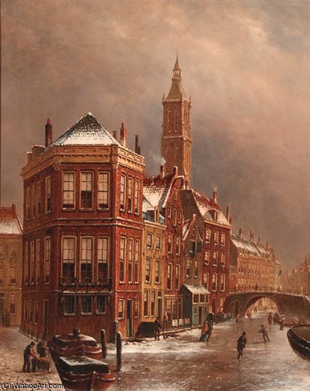 T Kolkje, Amsterdam, In Winter — Oene Romkes De Jongh