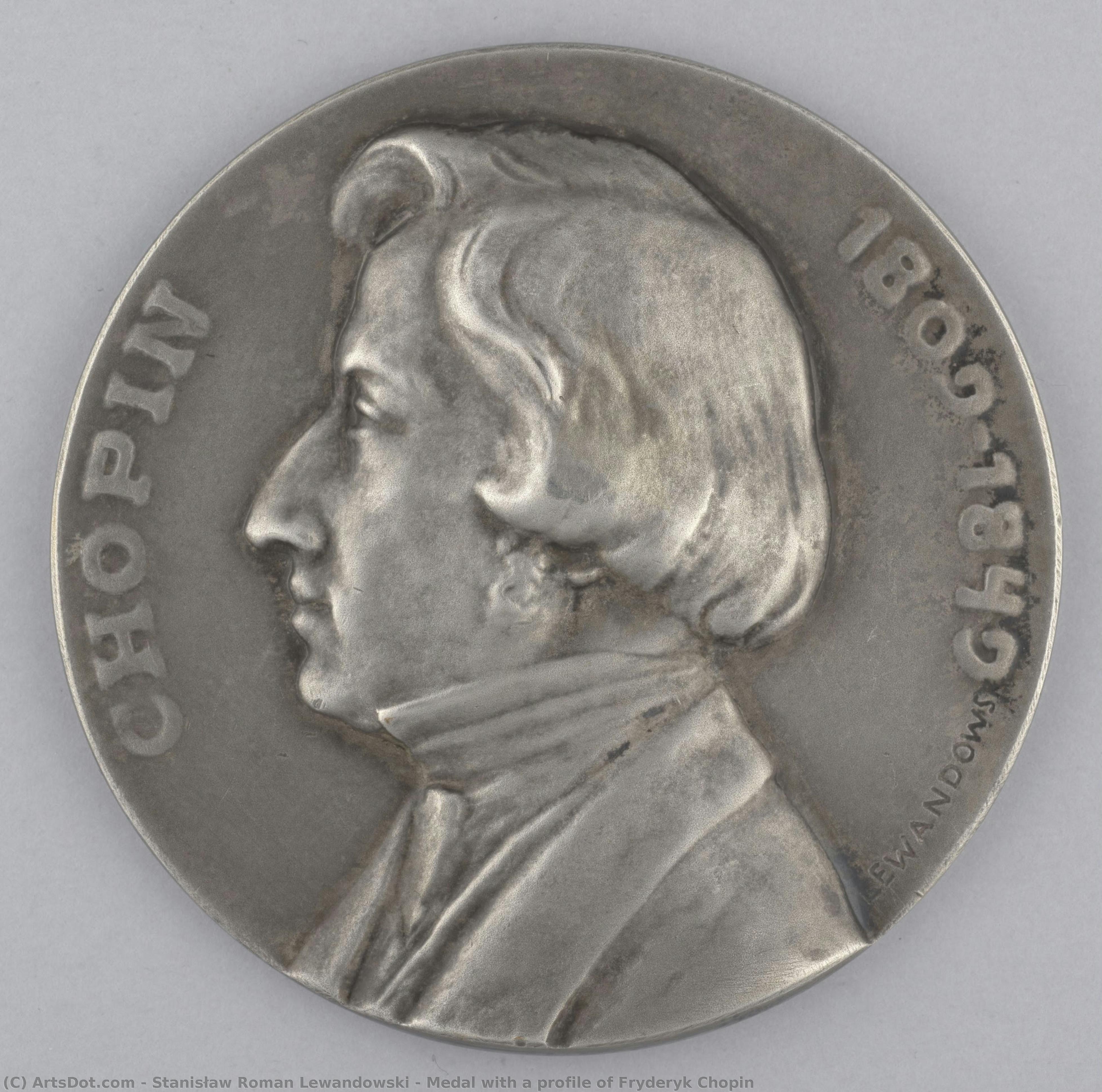 Medal With A Profile Of Fryderyk Chopin — Stanisław Lewandowski