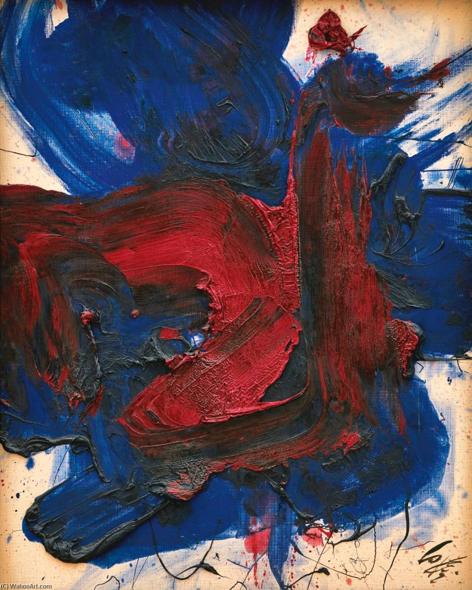 Blue Desert — Kazuo Shiraga