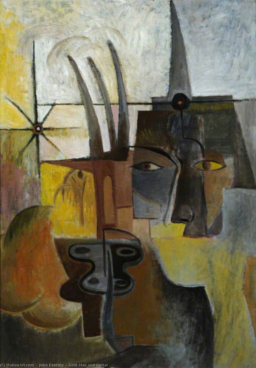 Goat Man And Guitar — John Banting
