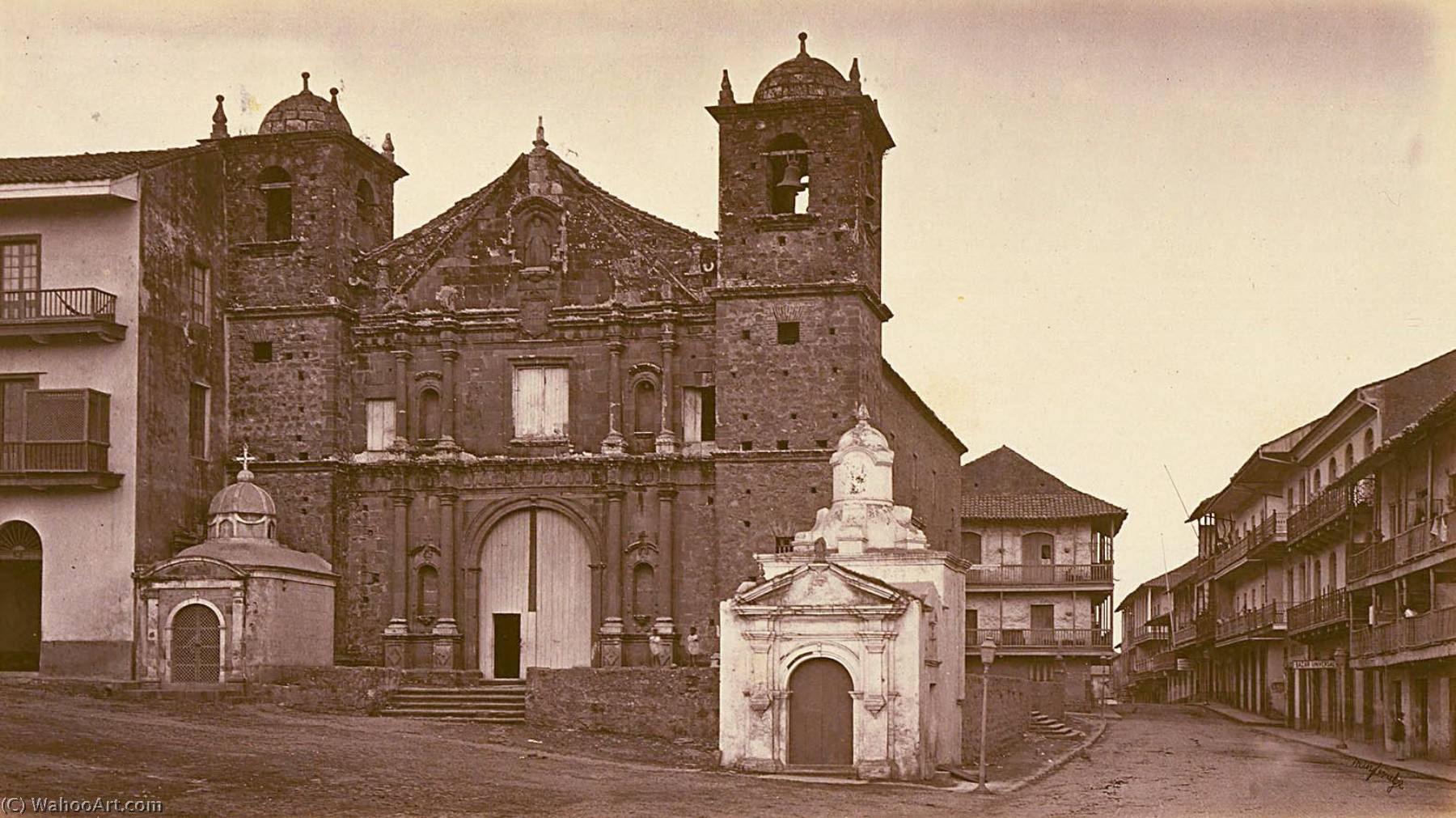 Church Of The Merced, Panama — Eadweard J Muybridge
