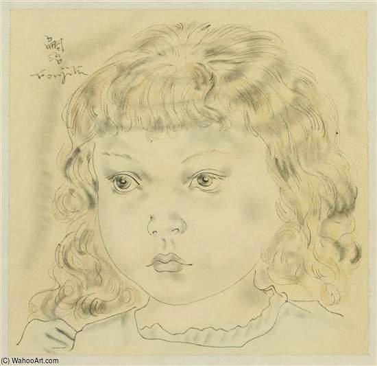 Portrait Of Young Girl — Léonard Tsuguharu Foujita