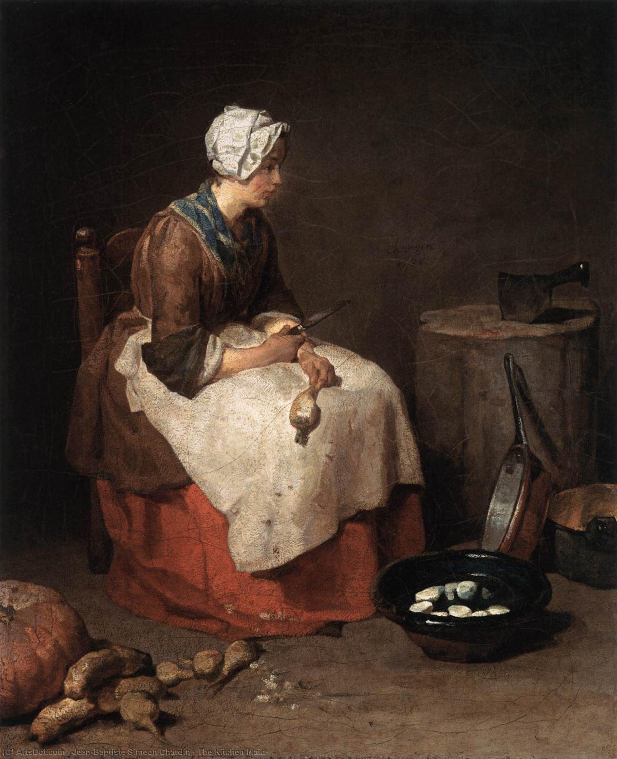 The Kitchen Maid — Шарден
