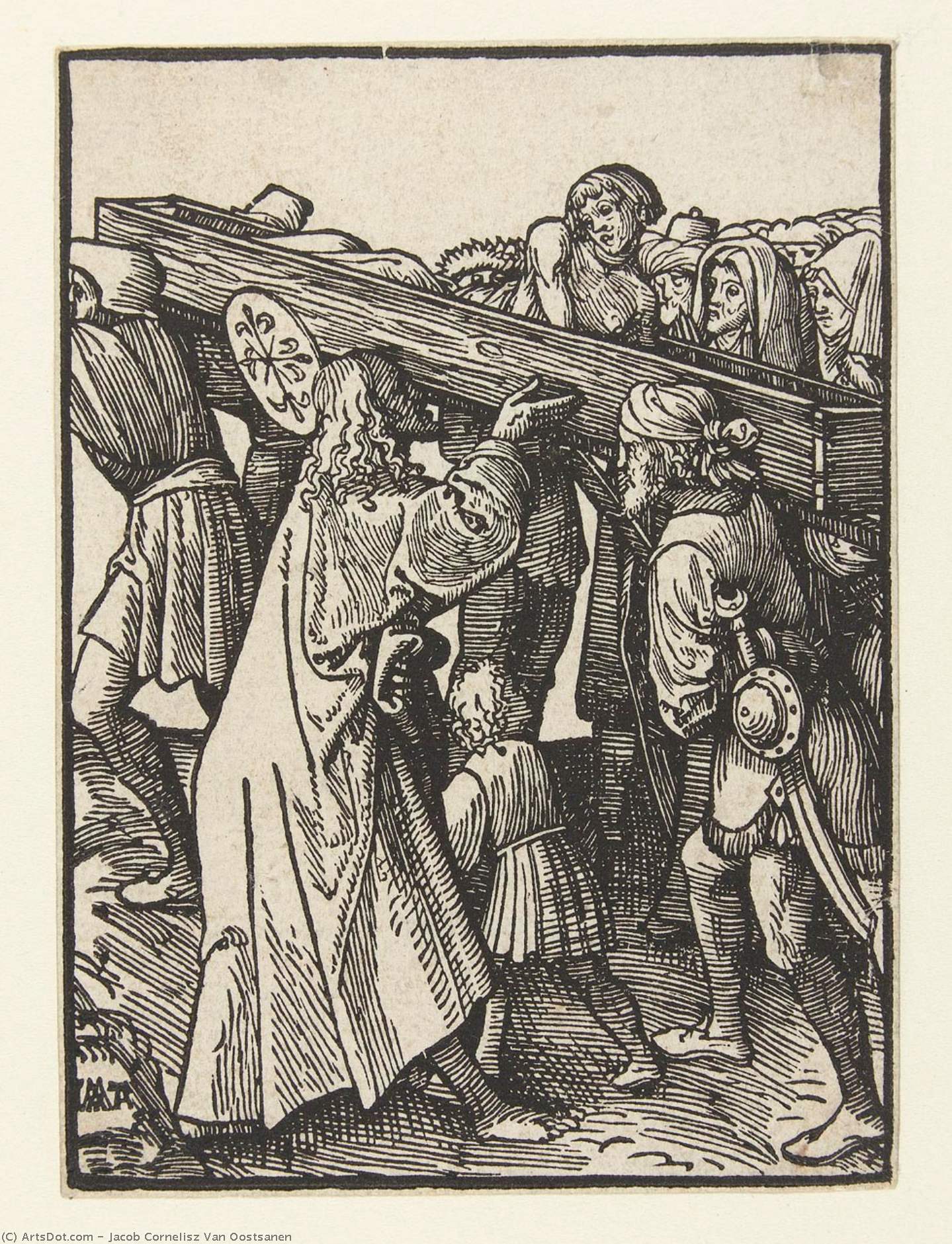 Raising Of The Widow's Son At Nain — Jacob Cornelisz Van Oostsanen