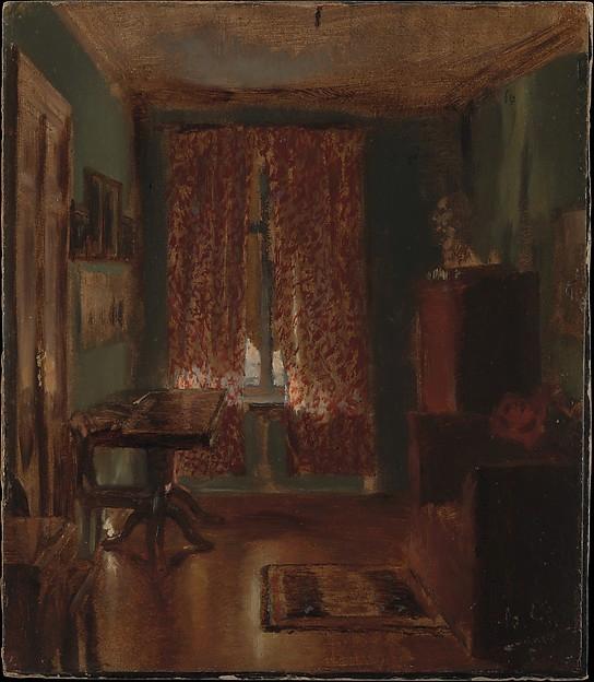 The Artist's Sitting Room In Ritterstrasse — Adolph Von Menzel
