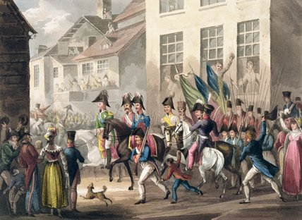 Entrance Of The Allies Into Paris — William Heath
