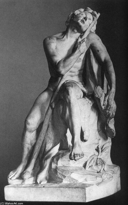 A Sleeping Shepherd — Louis Claude Vassé