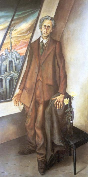 Portrait Of Poet Ivar Von Lücken — Otto Dix