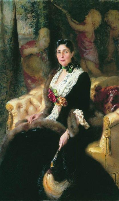 Portrait Of An Unknown — Konstantin Yegorovich Makovsky