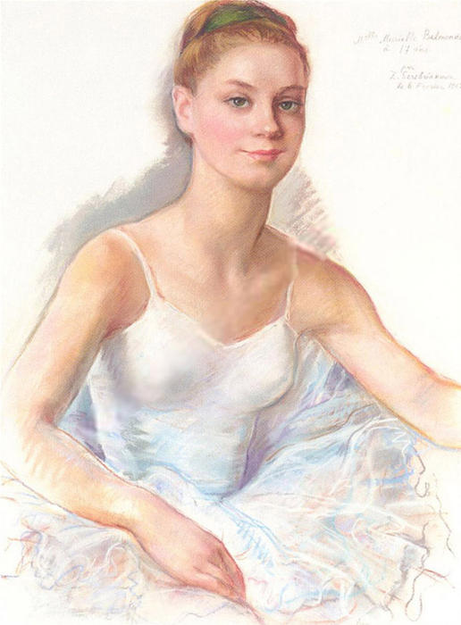 Portrait Of A Ballerina Muriel Belmondo — Zinaida Serebriakova