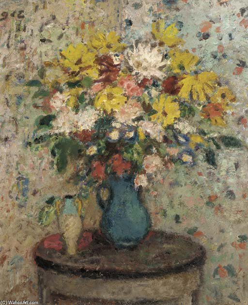 A Vase Of Flowers — Georges D'espagnat