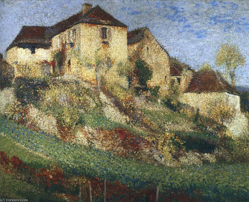 Paysage Avec Maison — Henri Jean Guillaume Martin