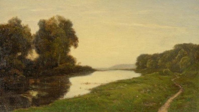 View Of A Stream — Анри Жозеф Харпињи