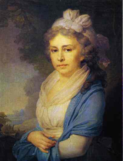 Portrait Of E. I. Nekludova — Vladimir Lukich Borovikovsky