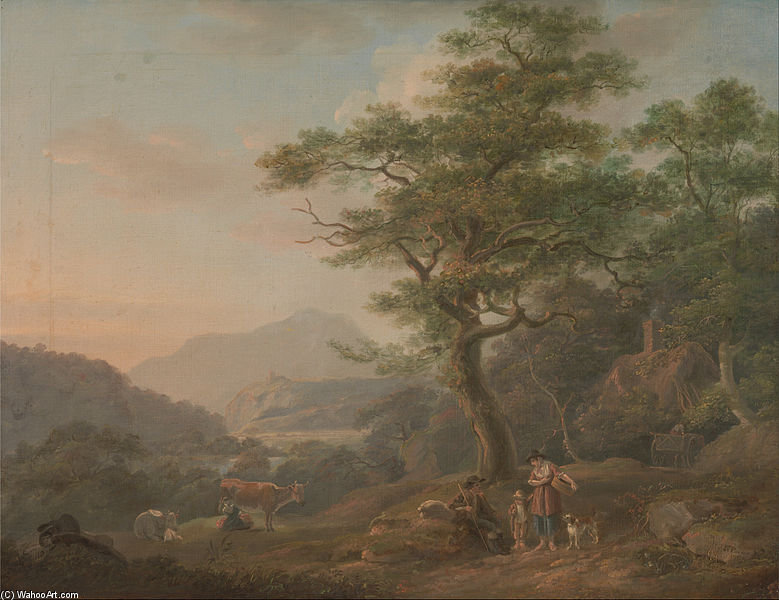 A Landscape With Figures — Nicholas Pocock