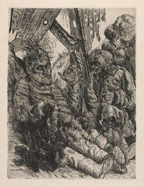 The War. Seen On The Slope At Cléry-sur-somme — Otto Dix