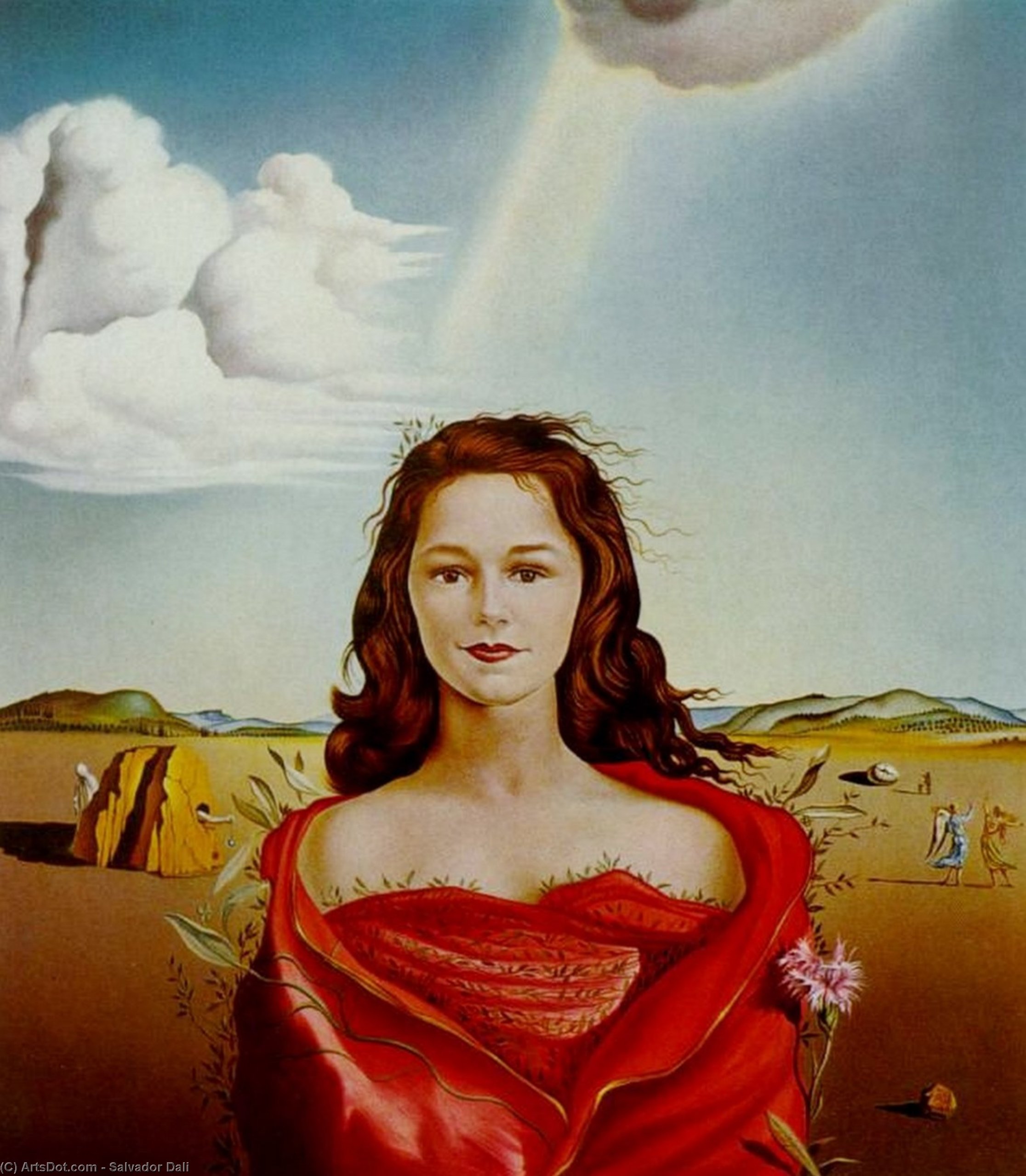 Porträt Von Frau Mary Sigall, 1948 — Salvador Dalí
