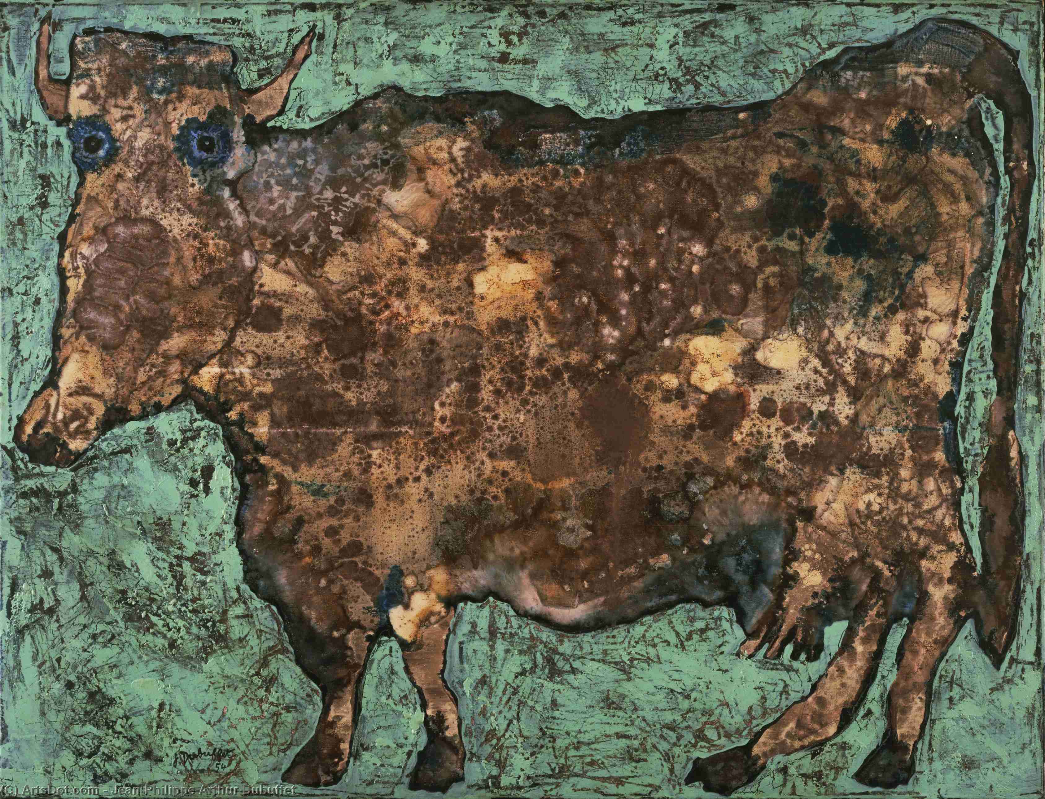 Die Kuh Mit Der Subtilen Nase — Jean Philippe Arthur Dubuffet