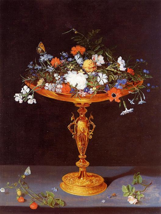 Tazza With Flowers — Jan Brueghel The Elder