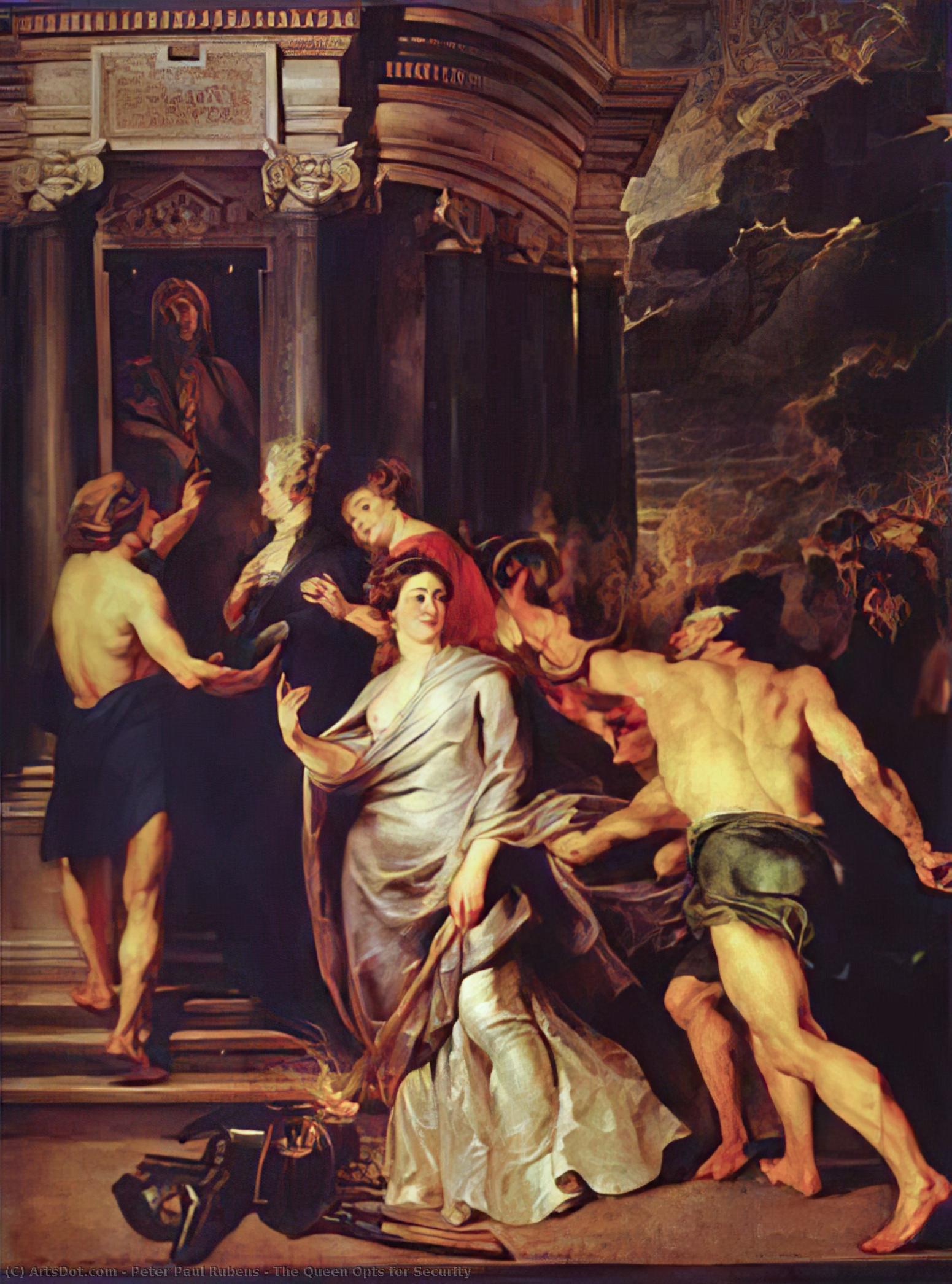 Die Königin Sucht Sicherheit — Peter Paul Rubens