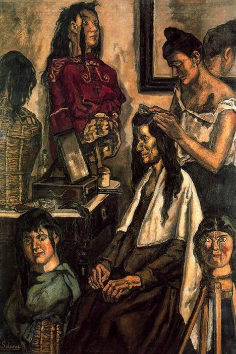La Peinadora — José Gutiérrez Solana