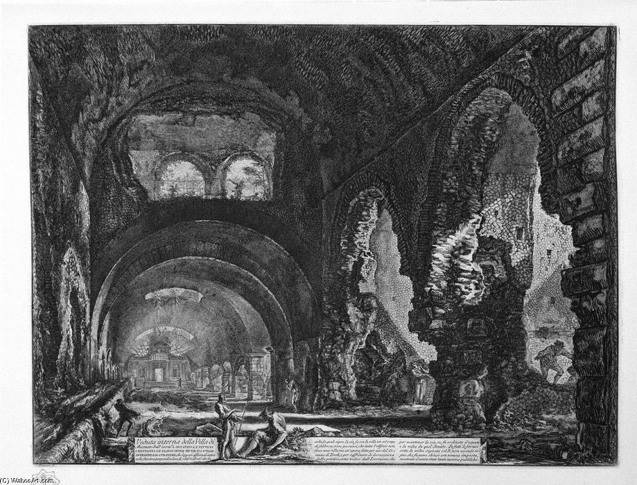 Interior View Of The Villa Of Maecenas — Ђаво Battista Пирањези
