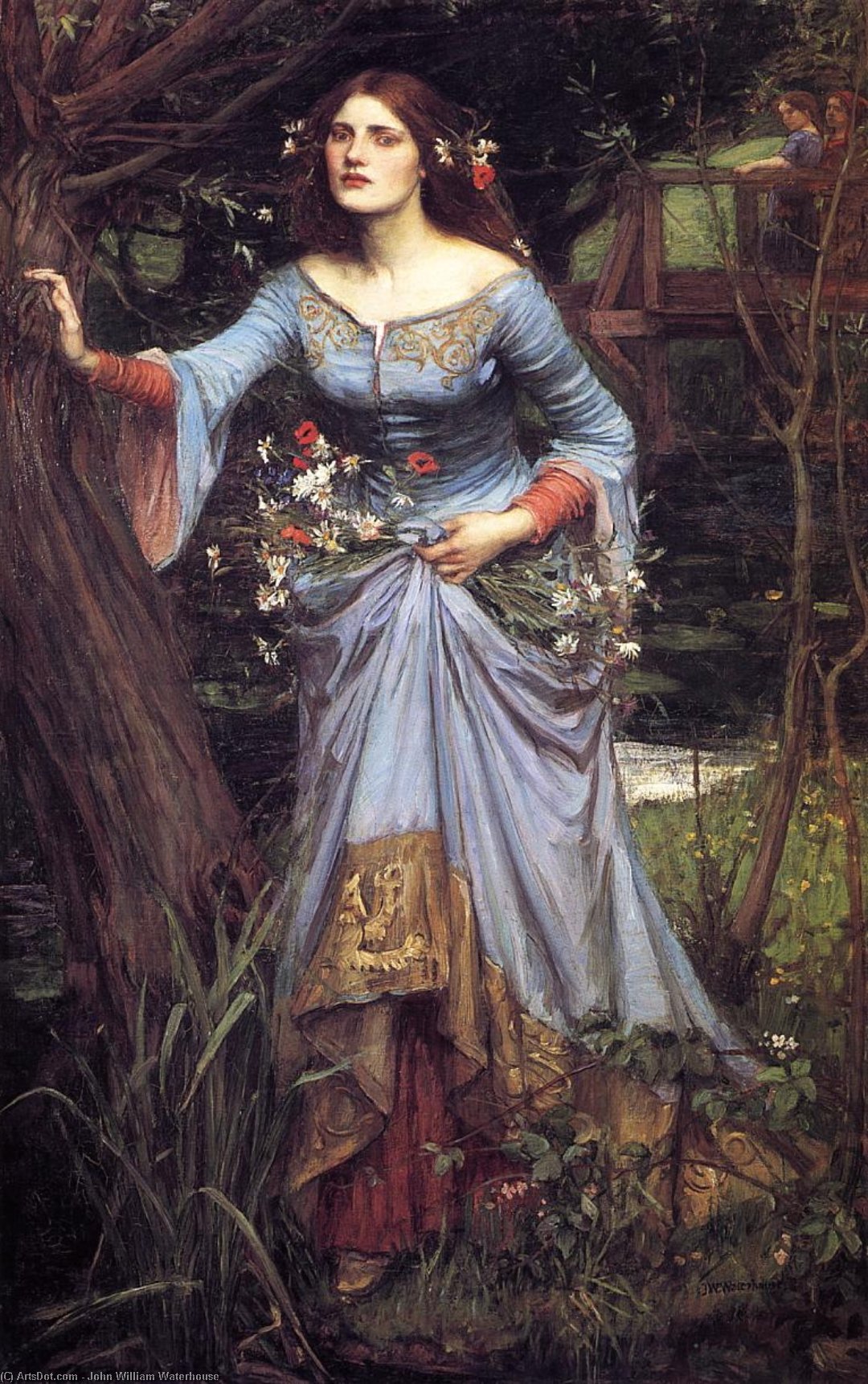 Ophelia — ジョン・ウィリアム・ウォーターハウス