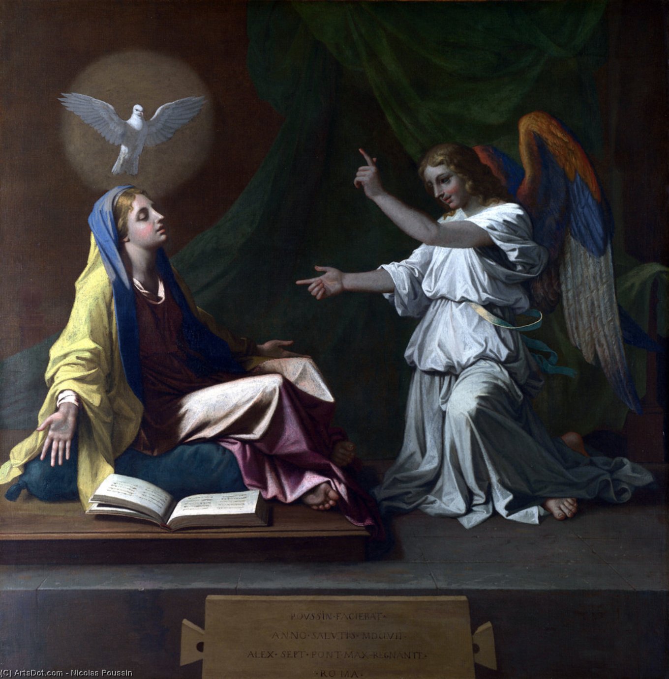 The Annunciation — Nicolas Poussin
