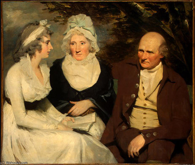 John Johnstone Betty Johnstone And Miss Wedderburn — Henry Raeburn