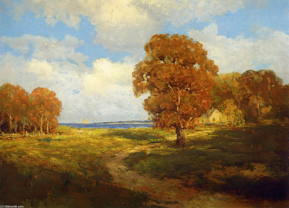 Glimpse Of The Sea, Long Island — Robert Julian Onderdonk
