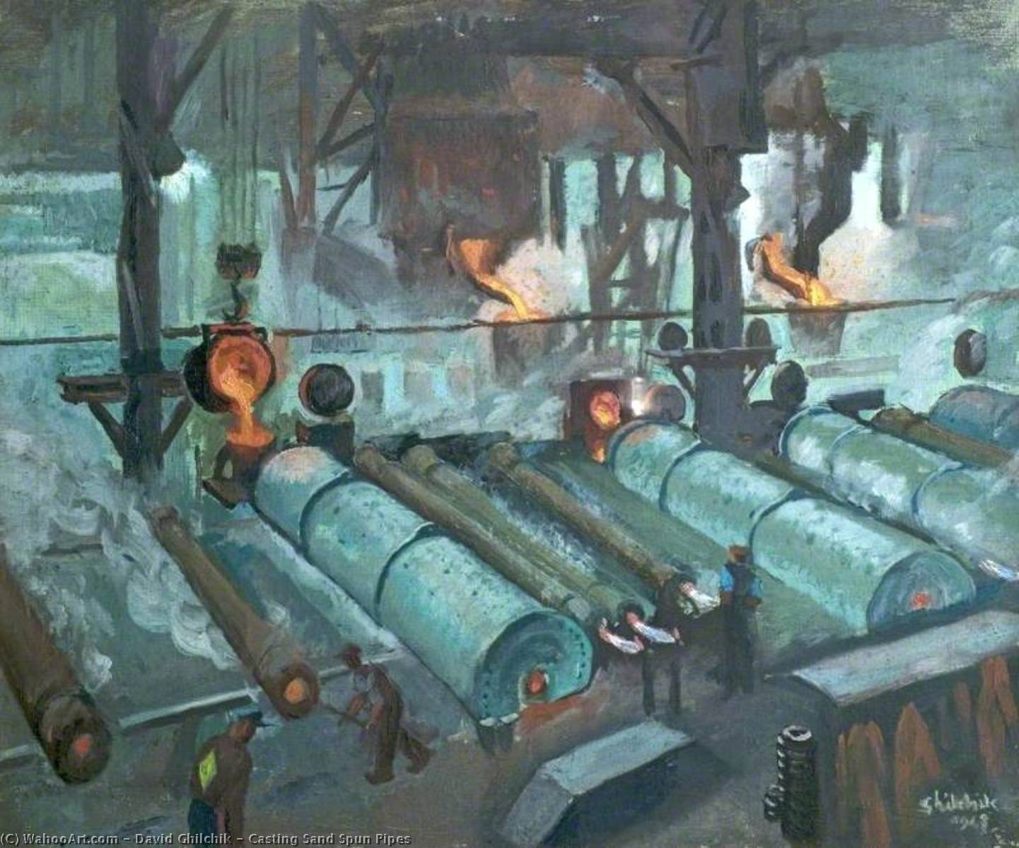 Casting Sand Spun Pipes — David Ghilchik