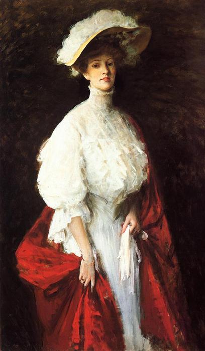 Portrait Of Miss Frances Vonlohr Earle — William Merritt Chase