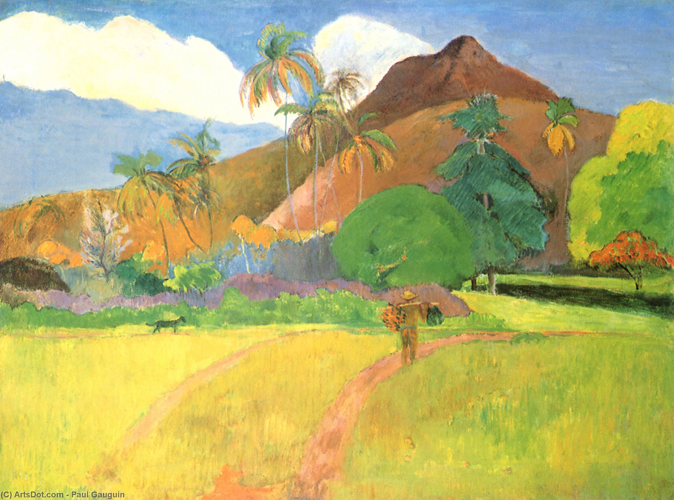 Tahitian Landscape — Eugène Henri Paul Gauguin